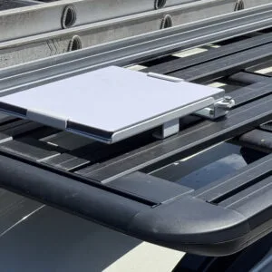 Starlink Mini Flat Mount CLICK X with Magnets – Secure and rugged, this magnetic mount offers easy installation and removal, designed to keep your Starlink Mini stable on any adventure, whether attached to a Rhino Rack platform or caravan roof.